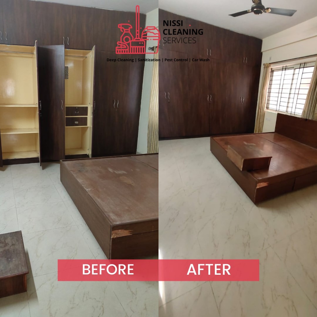Home and apartment deep cleaning by Nissi Cleaning Services in Bengaluru